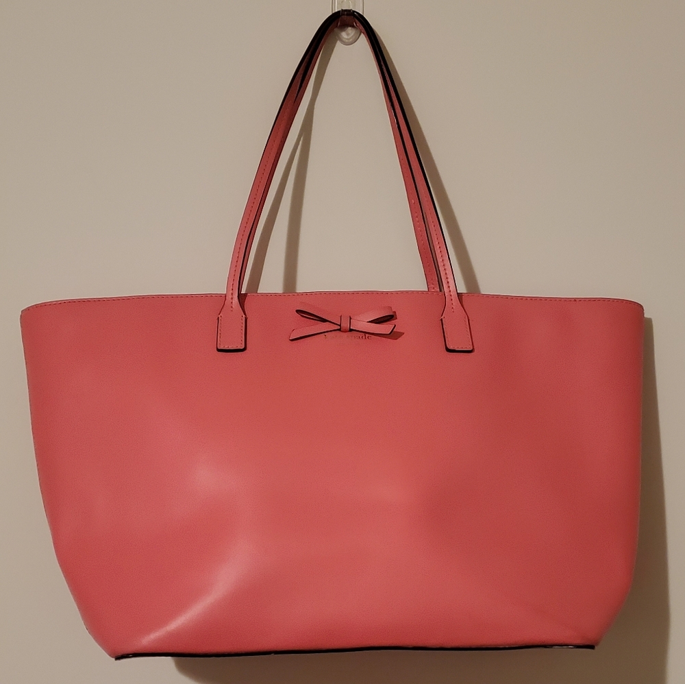 Kate Spade Bright Pink Leather Tote/Shoulder Bag 